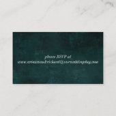 ゴシッ離れクスの夢のようなドラマEMERALD GREEN, e-RSVP エンクロージャーカード (裏面)