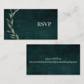 ゴシッ離れクスの夢のようなドラマEMERALD GREEN, e-RSVP エンクロージャーカード (正面/裏面)