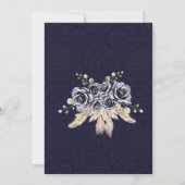 ゴシビクトリアンックゴシック結婚ズ 招待状 (裏面)