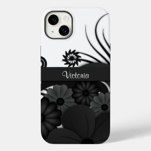 ゴシモダンエレガントックブラックハイビスカスフローラスリム Case-Mate iPhone 14 PLUSケース