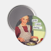 ゴシュ恋しく思ーデートすること マグネット (正面/裏面)