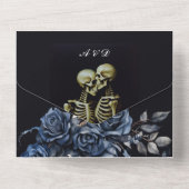 ゴシユニークック結婚ス オールインワン招待状 (裏面)