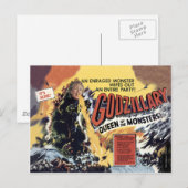 ゴジラリー – モンスターの女王 ポストカード (正面/裏面)