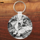 ゴジラ中陰部 キーホルダー (正面)