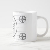 ゴジラTVテストパターン ジャンボコーヒーマグカップ (右)