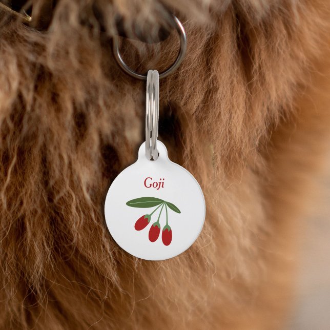 ゴジーベリー ペットタグ (Goji Berries Pet Tag)