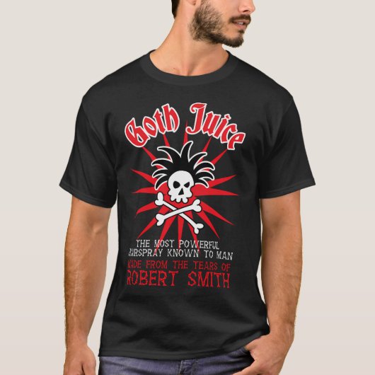 ゴスジュース 人類史上最も強力なヘアスプレー Tシャツ (正面)