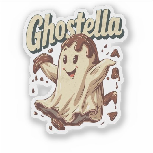 ゴステラ ハロウィン お菓子 ジョーク シール (正面)