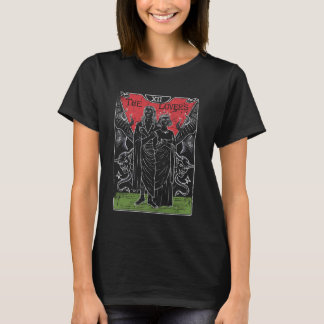 ゴスデザイナーのタロットカード恋人 Tシャツ
