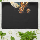 ゴストリー・スロッスのミッドナイトクラシック・ハントTシャツ キッチンタオル (折り畳み)