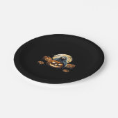 ゴストリー・スロッスのミッドナイトクラシック・ハントTシャツ ペーパープレート (アングル)