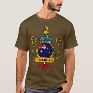 ゴスネル郊外ホームゴールデンオーストラリア国旗Souven Tシャツ