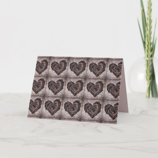 ゴスハートローズのグリーティングカード カード (正面)