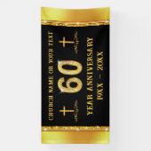 ゴスパーソナライズされたゴス教会60周年 横断幕 (縦)