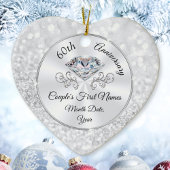 ゴスパーソナライズされたゴス60周年記念オーナメント セラミックオーナメント