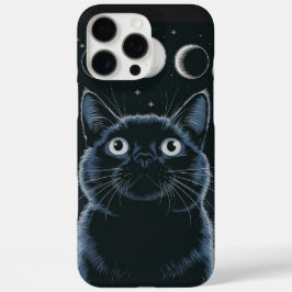 ゴスブラックキャット、ゴスギフト、魔女の時間の黒猫 iPhone 16 PRO MAXケース