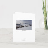 ゴスペユーモアのあるルクリスマスカード シーズンカード (裏面)