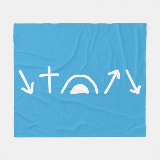 ゴスペルアローズフリースブランケット フリースブランケット (正面(横))