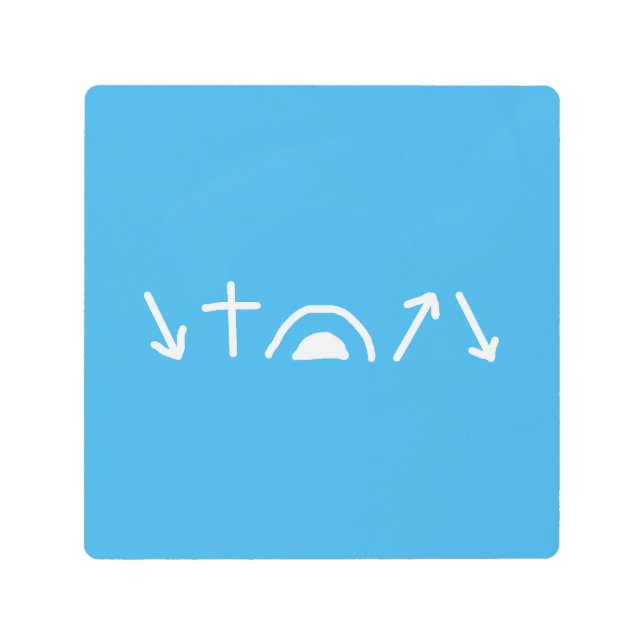 ゴスペルアローズメタルプリントアート メタルプリント (正面)