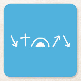 ゴスペルアローズ紙コースター スクエアペーパーコースター