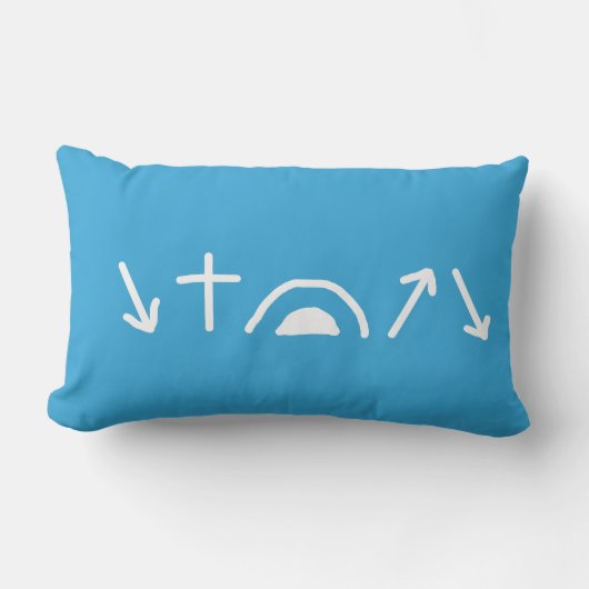 ゴスペルアローズ装飾用クッション ランバークッション (正面)