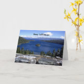 ゴスペルメッセージが入ったキリスト教徒の受刑者カード カード (黄色い花)