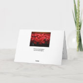 ゴスペルメッセージ付きクリスチャンクリスマスカード シーズンカード (裏面)