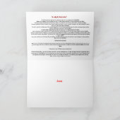 ゴスペルメッセージ付きクリスチャンクリスマスカード シーズンカード (内部)