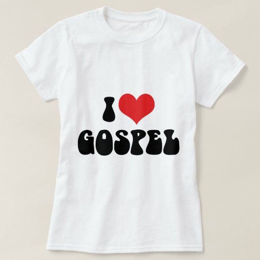 ゴスペル大好き Tシャツ (デザイン正面)