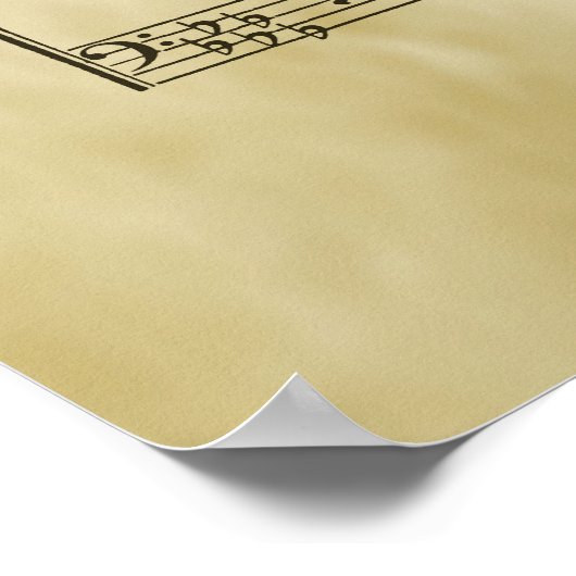 ゴスペル楽譜 ポスター (角)