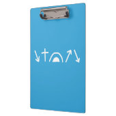 ゴスペル矢印クリップボード クリップボード (左)