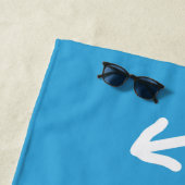 ゴスペル矢印ビーチタオル ビーチタオル (インサイチュ)