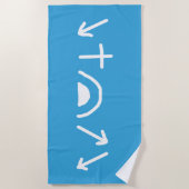 ゴスペル矢印ビーチタオル ビーチタオル (正面)