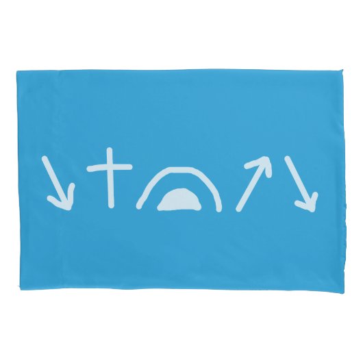 ゴスペル矢印ピラロケース 枕カバー (正面)