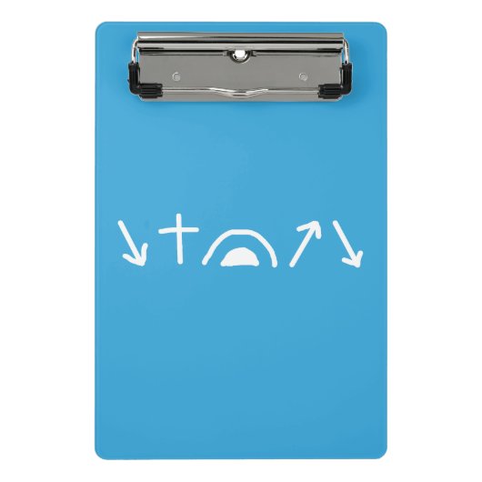 ゴスペル矢印ミニクリップボード ミニクリップボード (正面)