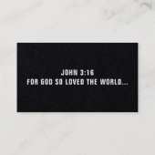 ゴスペル追跡用名刺 名刺 (裏面)