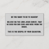 ゴスペル追跡用名刺 名刺 (正面)