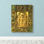 ゴスペル・カバー,ドイツ,オットニア, 11世紀(金) キャンバスプリント (インサイチュ (ウッドフロア))