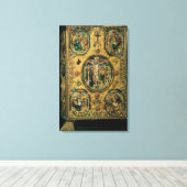 ゴスペル・カバー、金ゴールド付きレプース キャンバスプリント (インサイチュ (ウッドフロア))