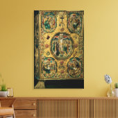 ゴスペル・カバー、金ゴールド付きレプース キャンバスプリント (インサイチュ (リビング))