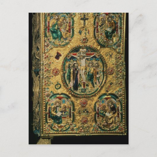 ゴスペル・カバー、金ゴールド付きレプース ポストカード (正面)