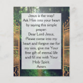 ゴスペル・トラクト・フライヤー チラシ (裏面)