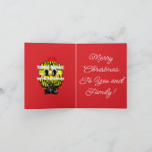 ゴスマス リボン 赤白 キャンディケーン クリスマス (内部)