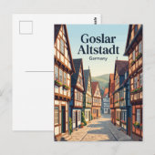 ゴスラル旧市街 (Altstadt)、ユネスコ世界遺産 ポストカード (正面/裏面)