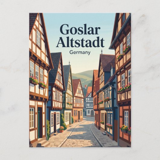 ゴスラル旧市街 (Altstadt)、ユネスコ世界遺産 ポストカード (正面)
