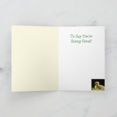 ゴスリングベビーバード勇気付けられる カード (内部)