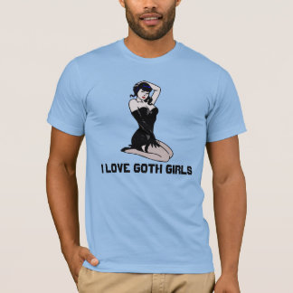 ゴスロリ女子が大好き メンズTシャツ Tシャツ