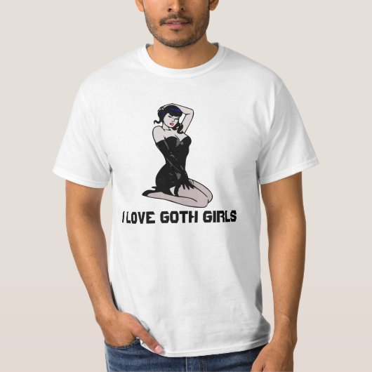 ゴス娘大好きTシャツ Tシャツ (正面)