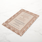 ゴス華美インディアンフレ結婚ームの実在s 箔招待状 (回転した状態)