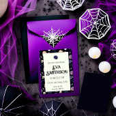 ゴス風骸骨のシャワー招待状 招待状